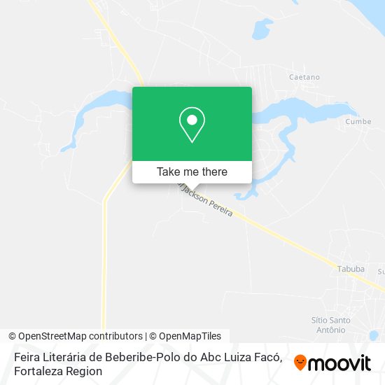 Feira Literária de Beberibe-Polo do Abc Luiza Facó map