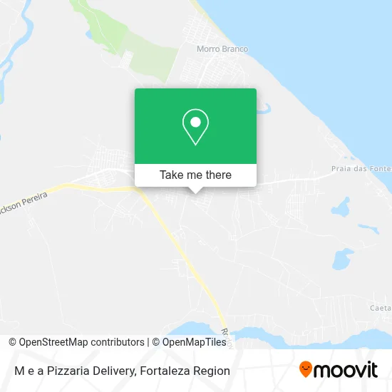 M e a Pizzaria Delivery map