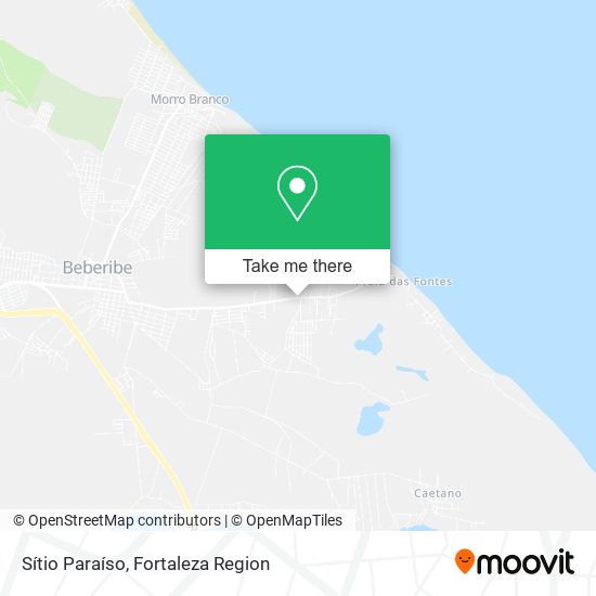 Sítio Paraíso map