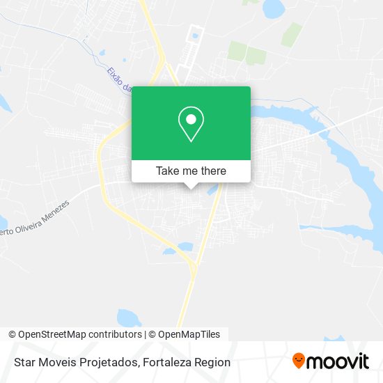 Star Moveis Projetados map