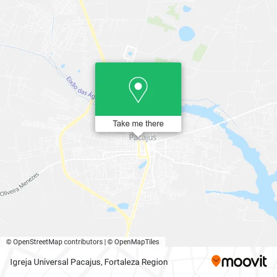 Igreja Universal Pacajus map