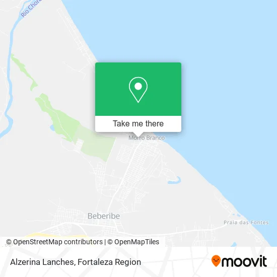 Alzerina Lanches map