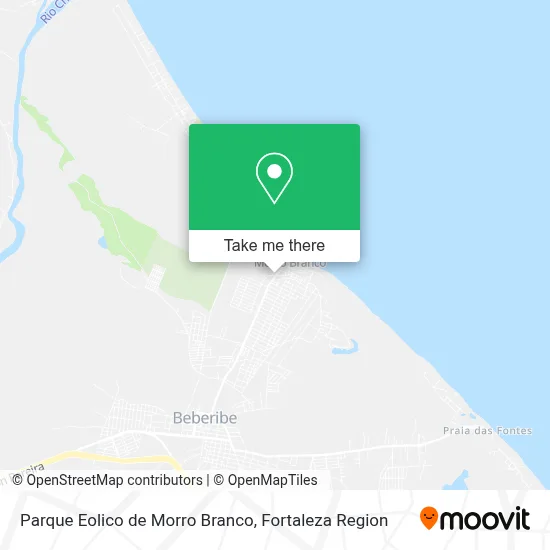 Parque Eolico de Morro Branco map