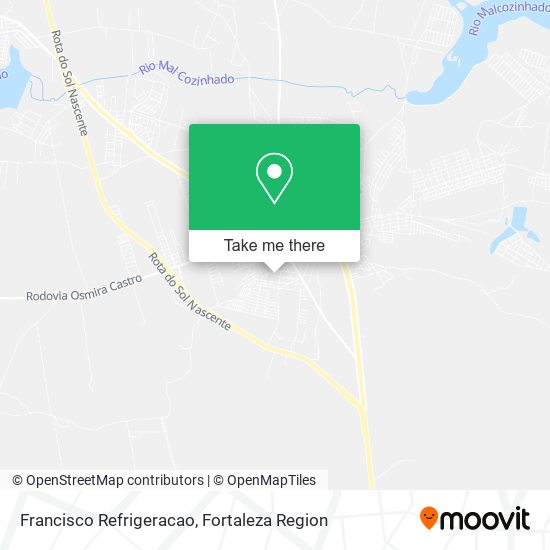 Francisco Refrigeracao map