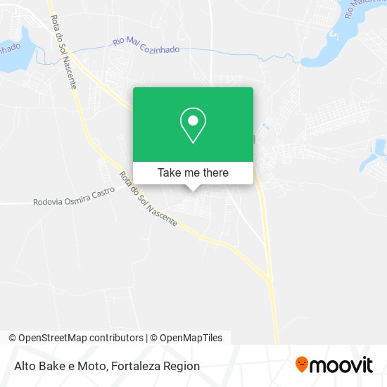 Alto Bake e Moto map