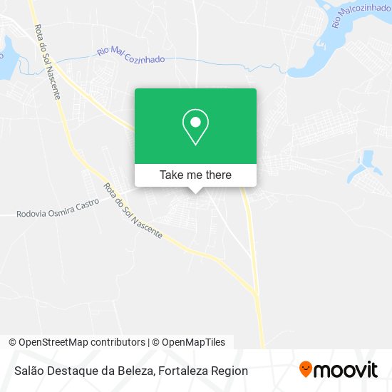 Salão Destaque da Beleza map