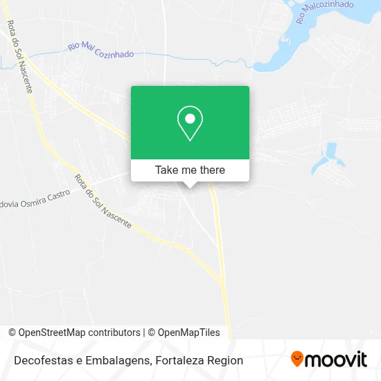 Decofestas e Embalagens map