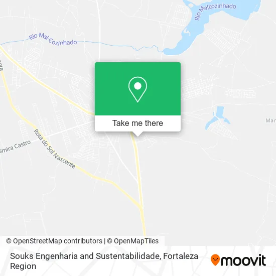 Souks Engenharia and Sustentabilidade map