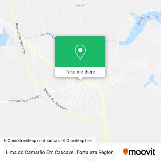 Mapa Lima do Camarão Em Cascavel