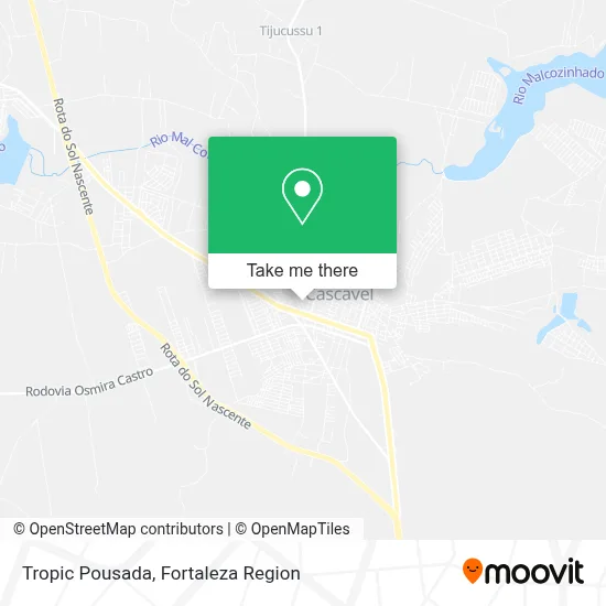 Tropic Pousada map
