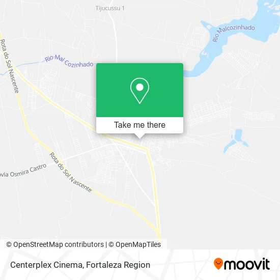 Centerplex Cinema map