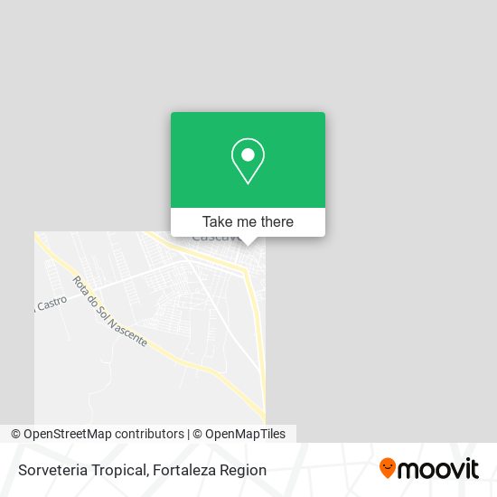 Mapa Sorveteria Tropical