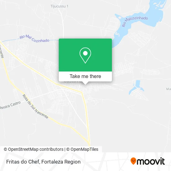 Fritas do Chef map