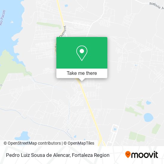 Pedro Luiz Sousa de Alencar map