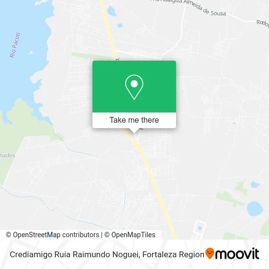Crediamigo Ruia Raimundo Noguei map