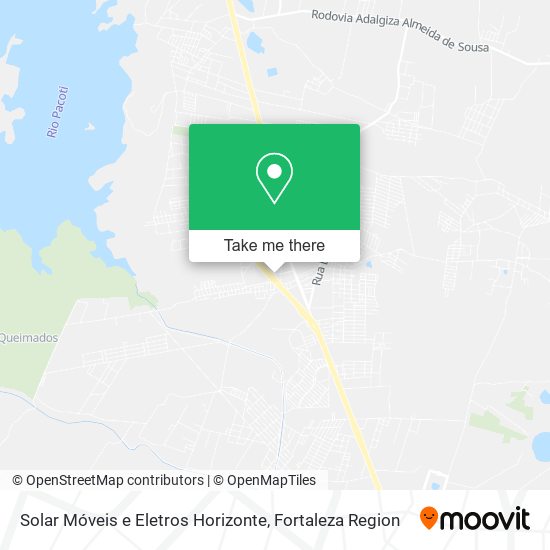 Solar Móveis e Eletros Horizonte map