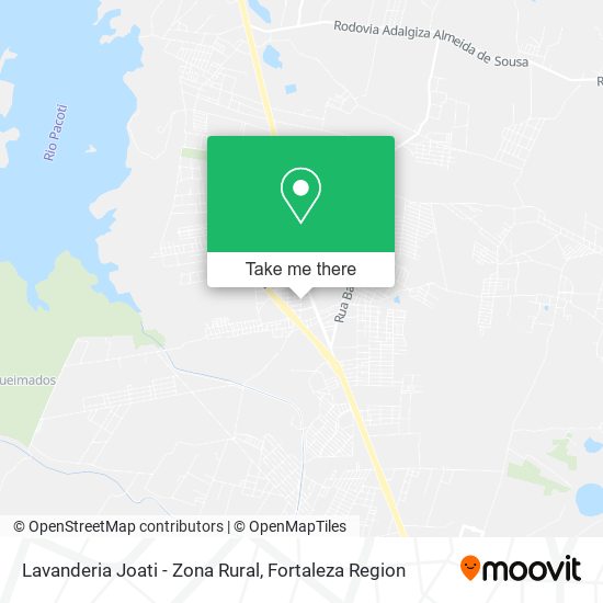 Lavanderia Joati - Zona Rural map