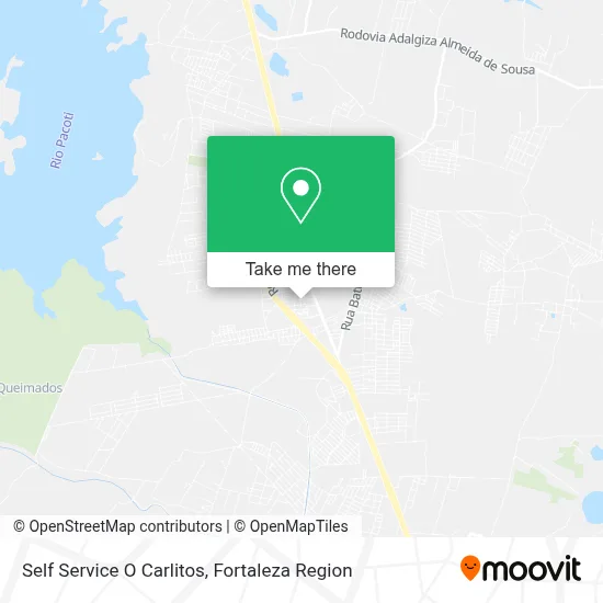 Self Service O Carlitos map