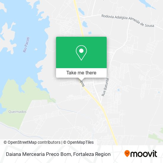 Mapa Daiana Mercearia Preco Bom