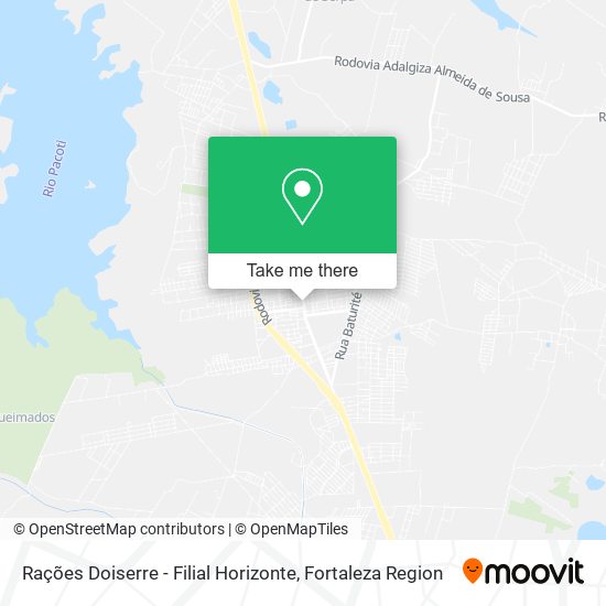 Rações Doiserre - Filial Horizonte map