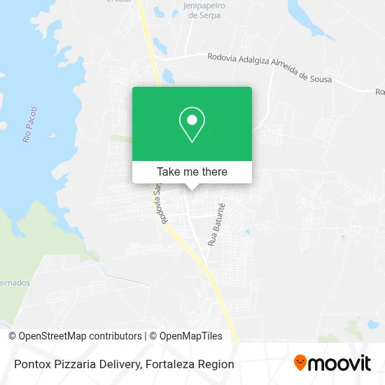 Pontox Pizzaria Delivery map