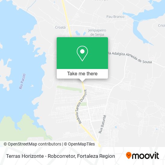 Terras Horizonte - Robcorretor map