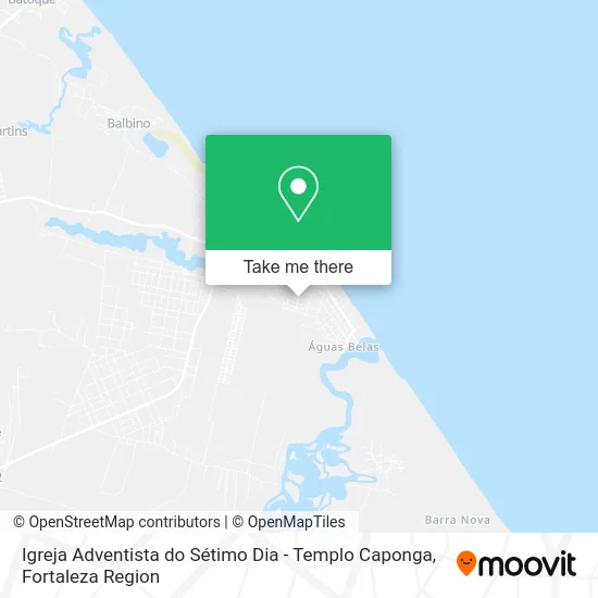 Igreja Adventista do Sétimo Dia - Templo Caponga map