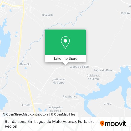 Bar da Loira Em Lagoa do Mato Aquiraz map