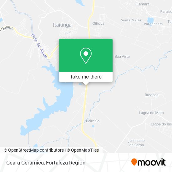 Ceará Cerâmica map