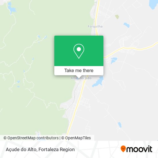 Açude do Alto map