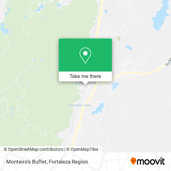 Monteiro's Buffet map