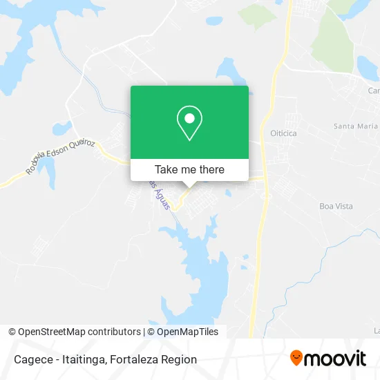 Cagece - Itaitinga map