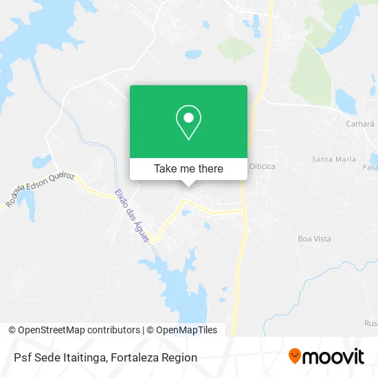 Psf Sede Itaitinga map