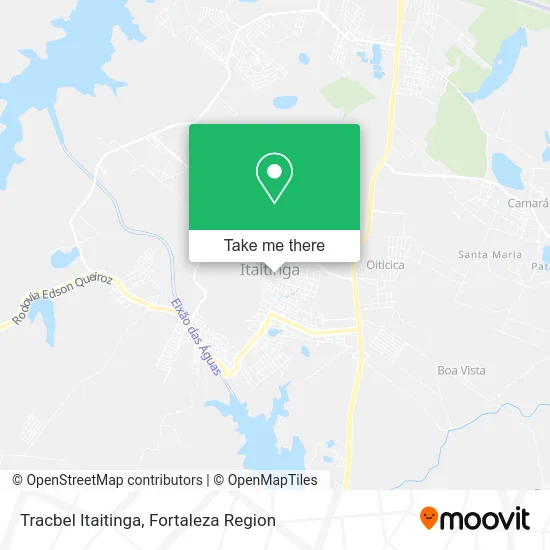 Tracbel Itaitinga map