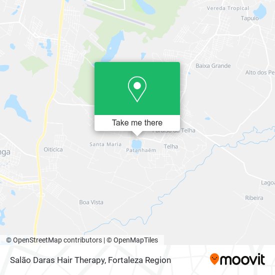 Salão Daras Hair Therapy map