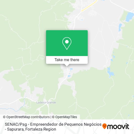 Mapa SENAC / Psg - Empreendedor de Pequenos Negócios - Sapurara