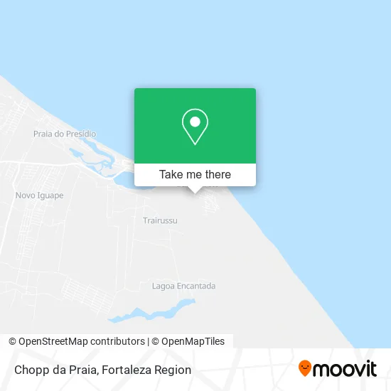 Chopp da Praia map