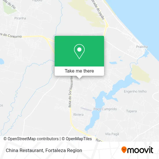 China Restaurant map