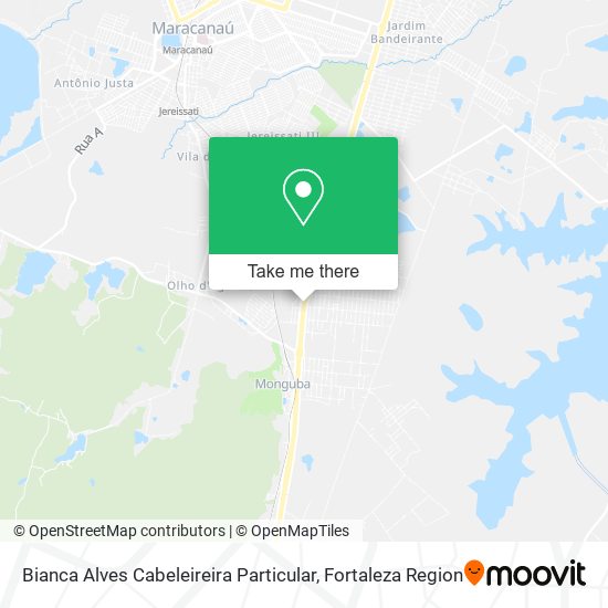 Bianca Alves Cabeleireira Particular map