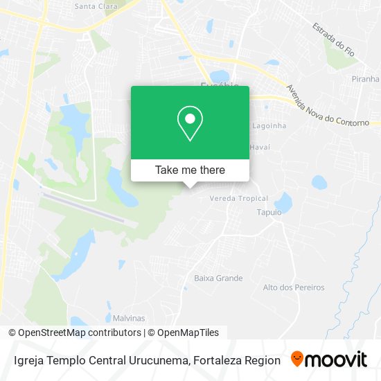 Igreja Templo Central Urucunema map