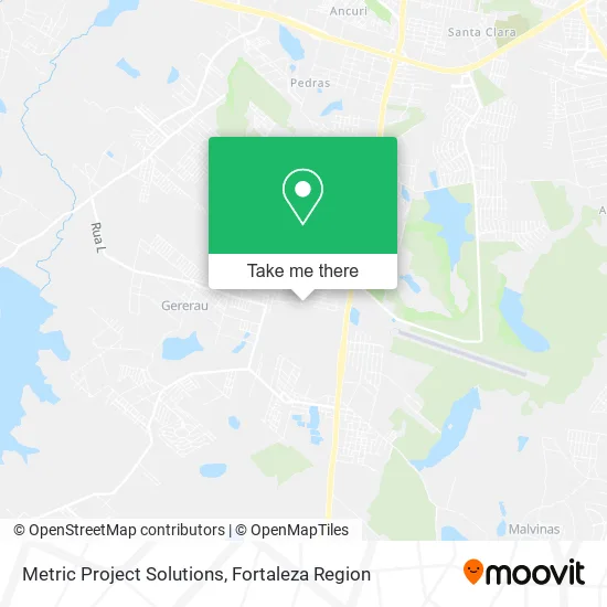 Metric Project Solutions map