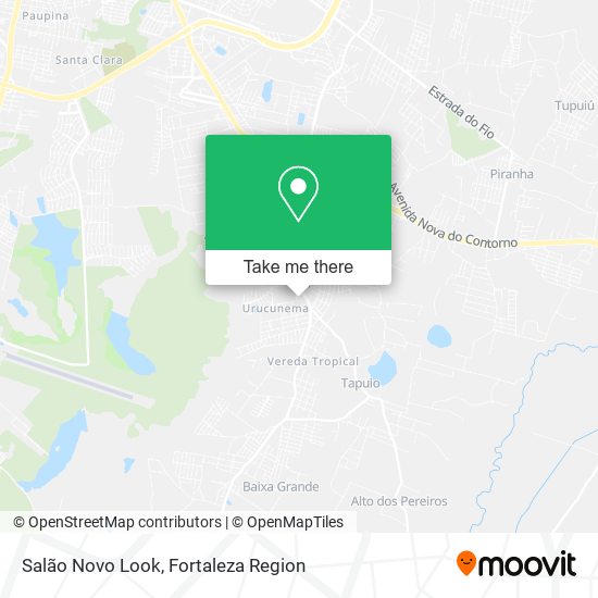 Salão Novo Look map