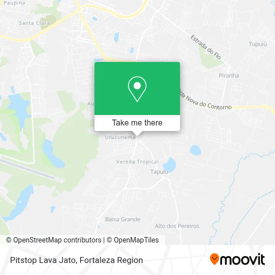 Pitstop Lava Jato map
