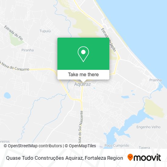 Quase Tudo Construções Aquiraz map