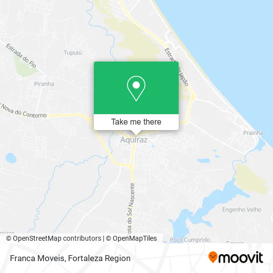 Franca Moveis map