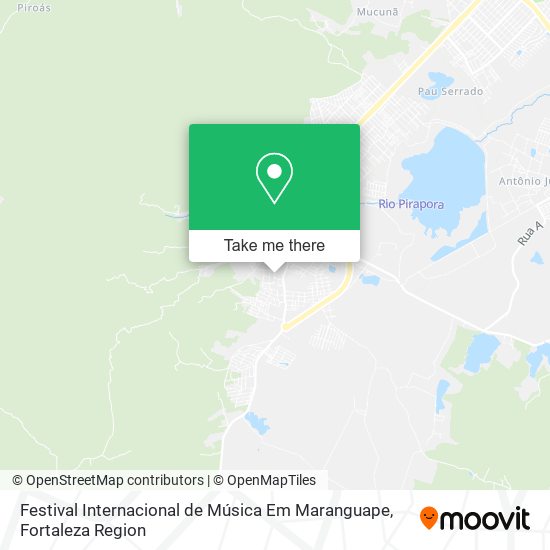 Mapa Festival Internacional de Música Em Maranguape