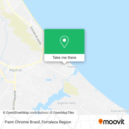 Paint Chrome Brasil map