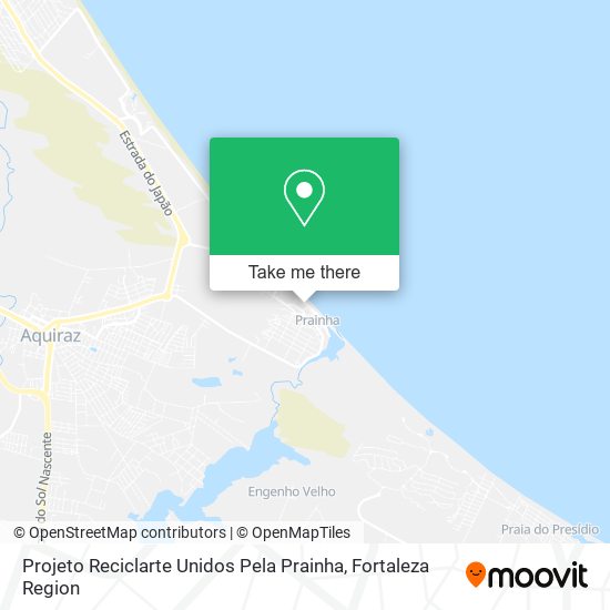 Mapa Projeto Reciclarte Unidos Pela Prainha