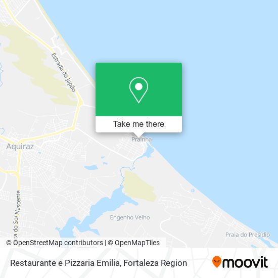 Restaurante e Pizzaria Emilia map