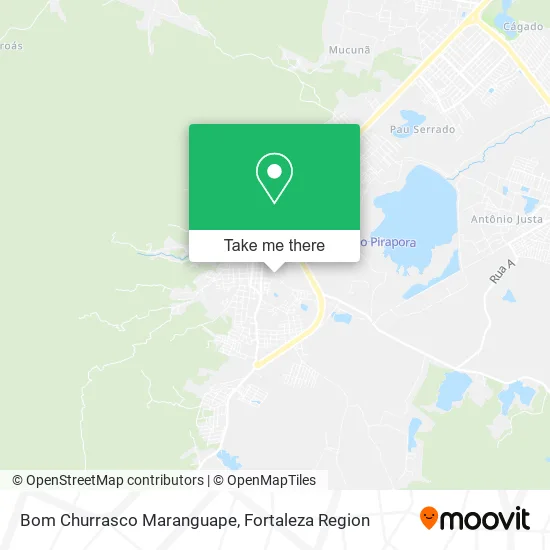 Bom Churrasco Maranguape map